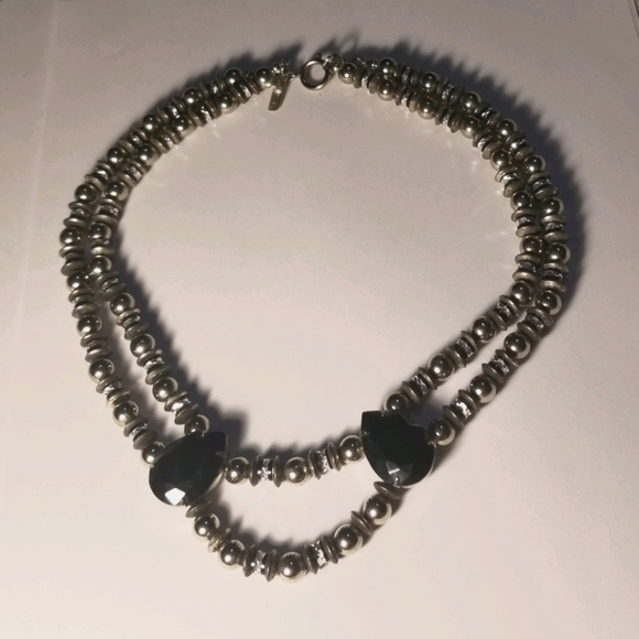 Designer signed PAULINE RADER Vintage Statement Necklace - Picture 5 of 8